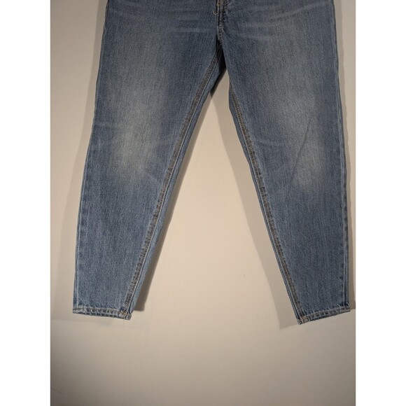 Old Navy Womens Blue Taper Mid Rise Jeans Sz 0 Streetwear Baggy Capsule Classic - Picture 7 of 9